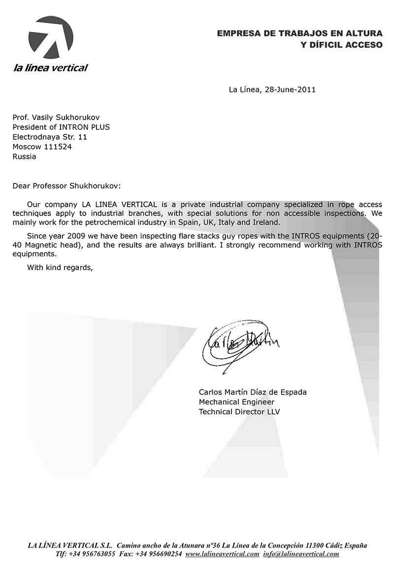 La linea vertical, Spain