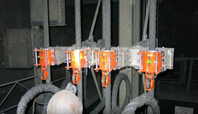 Mining lift ropes, Pavlograd