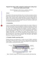 Magnetic flux leakage (MFL) method for nondestructive testing of prestressed steel reinforcement strands.— K. Myakushev, D. Slesarev, D. Sukhorukov.