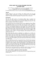 Steel rope NDT in the offshore industry and shipyards. — B. Cook, O. Gronau, V. Sukhorukov, E. Verdegaal.